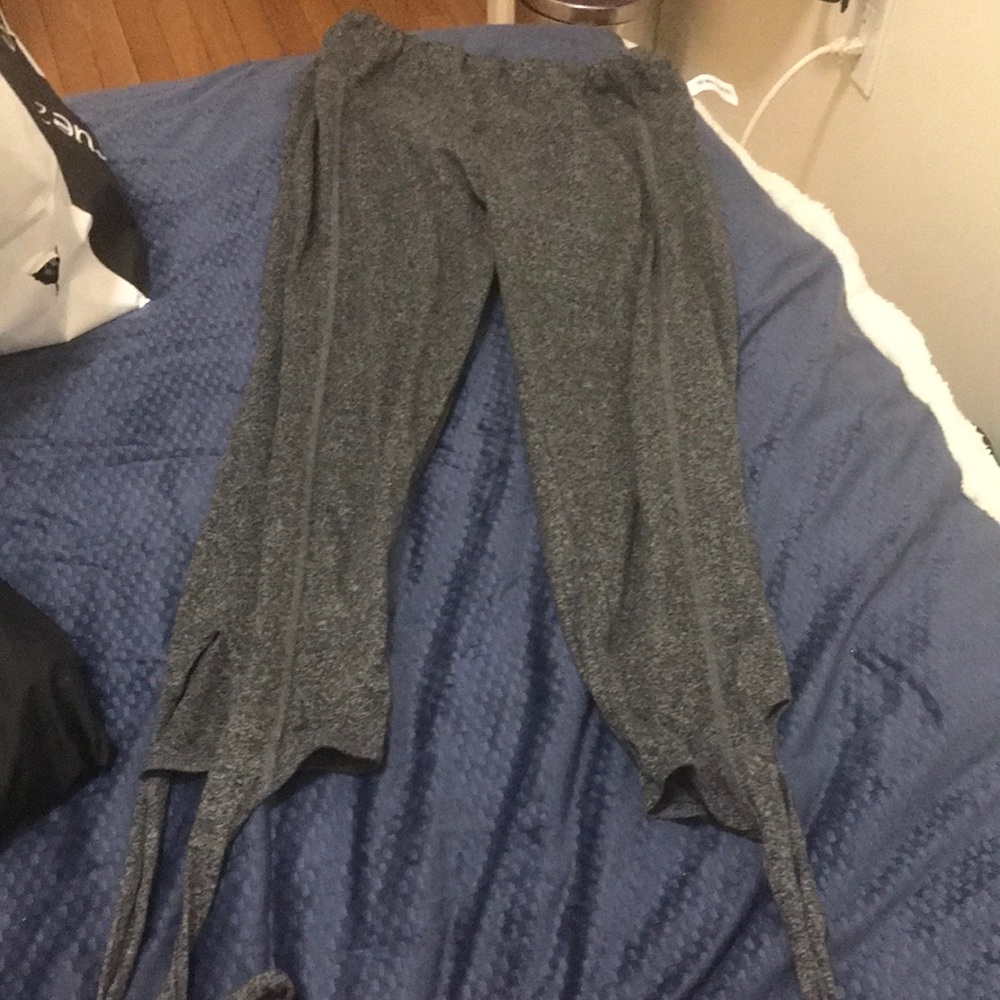 Gray leggings